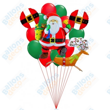 Ballons Luxe Noël en Grappe