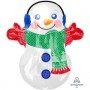 Ballon Bonhomme De Neige Gants Rouges