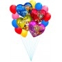 Ballons Pat Patrouille Grappe De Coeurs Disney