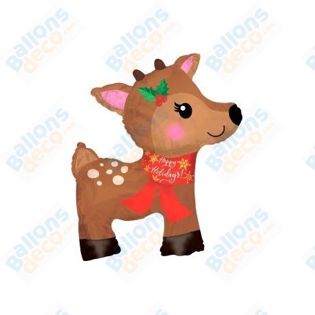 Ballon Renne Mignon de Noël
