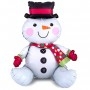 Ballon Bonhomme De Neige Assis