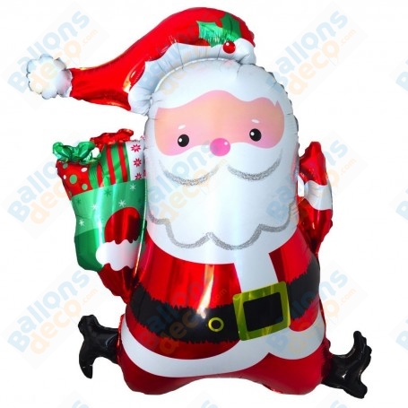 Ballon Père Noël Cadeaux Saut