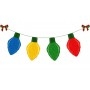 Ballons Ampoules De Noël Guirlande