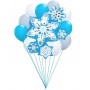 Ballons Flocons de Neige en Grappe