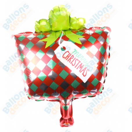 Ballon Cadeau De Noël Mini Tige Air