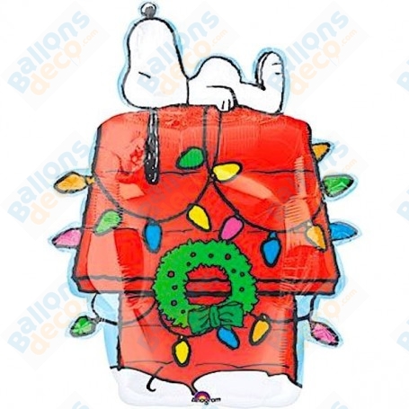 Ballon Snoopy Niche Guirlande De Noël