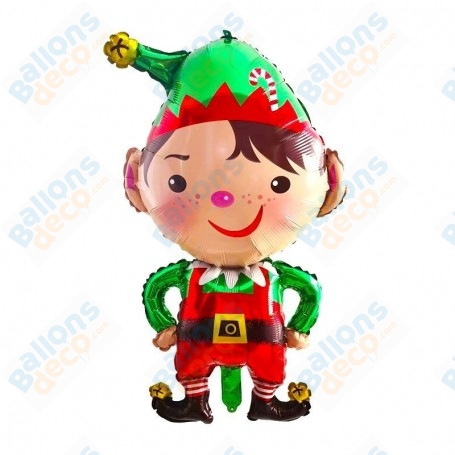 Ballon Lutin Vert De Noël
