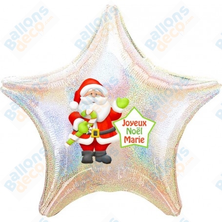 Ballon Père Noël Personnalisable