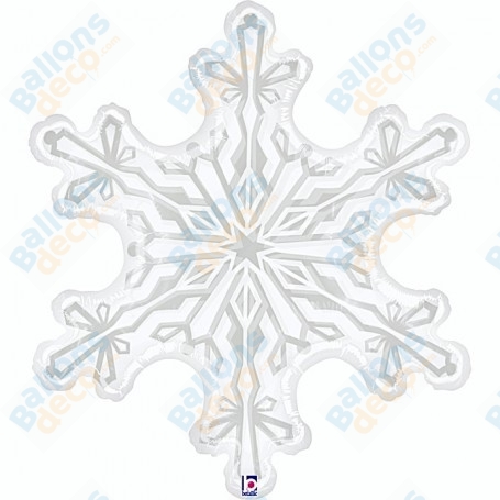 Ballon Flocon de Neige Transparent