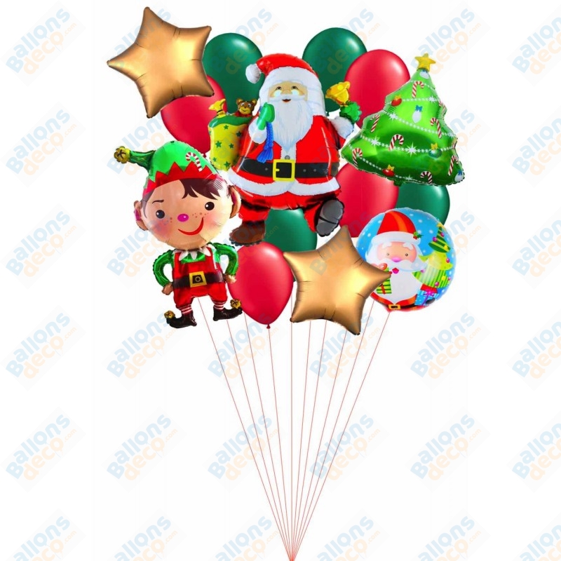 Ballons XXL Père Noël – Décoration Gonflable Géante Pour Noël