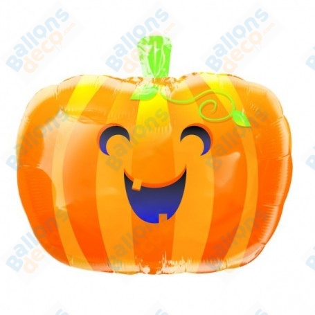 Ballon Citrouille Happy Halloween