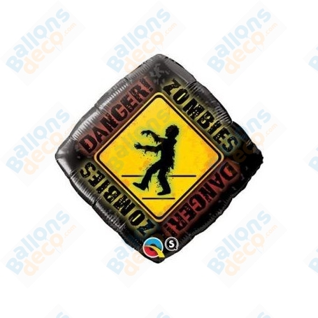 Ballon Zombies Zone Halloween