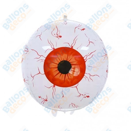 Ballon Oeil Rouge Halloween ORBZ Sphérique