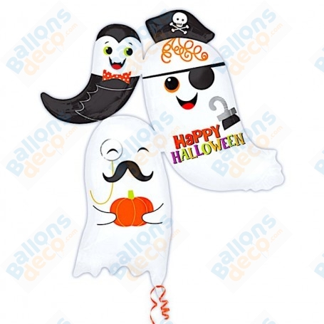 Ballon Fantômes Groupe Halloween