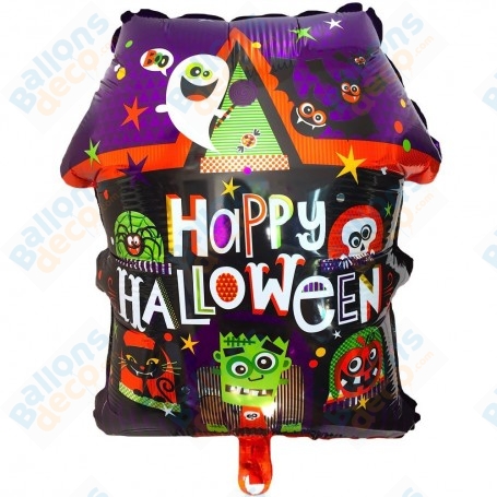 Ballon Maison Hantée Happy Halloween