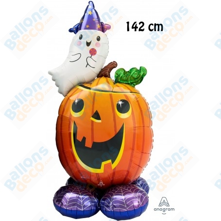 Ballon Citrouille et Fantôme D'Halloween Géant Airloonz