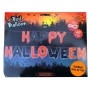 Ballons Happy Halloween Lettres Orange et Noir