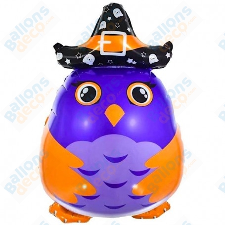 Ballon Chouette D'Halloween