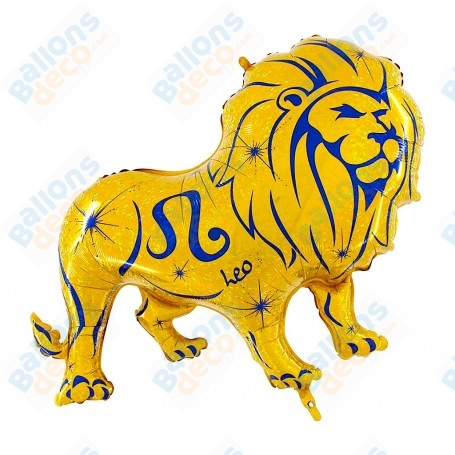 Ballon Lion Signe Astrologique Zodiaque Or