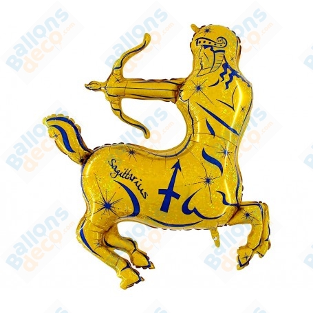 Ballon Sagittaire Signe Astrologique Zodiaque Or