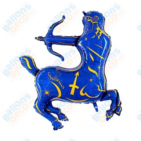 Ballon Sagittaire Signe Astrologique Zodiaque Bleu
