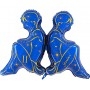 Ballon Gémeaux Signe Astrologique Zodiaque Bleu
