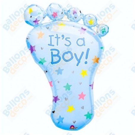 Ballon Pied Bleu It's A Boy
