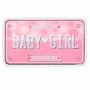 Ballon Plaque Baby Girl