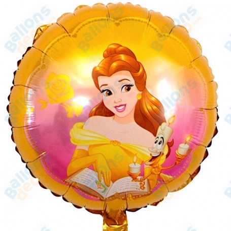 Ballon Princesse Belle Rose Gold Disney, Décorations ballons pour anniversaire.