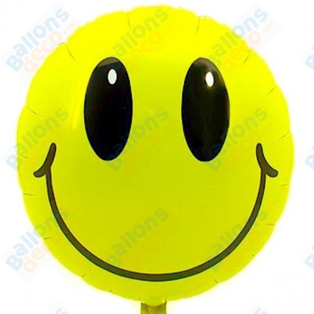 Ballon Smile Jaune 86 cm