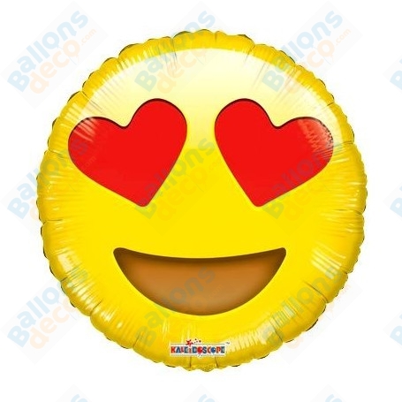 Ballon Emoji Amoureux