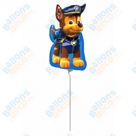 Ballon Chase de la Pat Patrouille Air Sur Tige Disney, décorations ballon centre de table anniversaire.