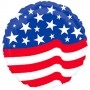 Ballon Rond Drapeau USA Simple