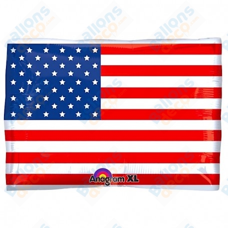 Ballon Drapeau USA Rectangle
