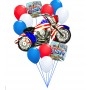 Ballons USA Moto en Grappe