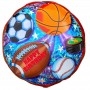 Ballon Sports Happy Birthday Holographique