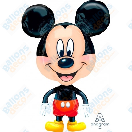 Ballon Marcheur Mickey Mini DisneyLand Paris, Anagram, Décorations ballons pour anniversaire.