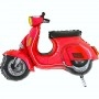 Ballon Vespa Rouge Italien, Décorations ballons pour anniversaire, Pizzéria.