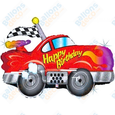 Ballon Voiture Happy Birthday