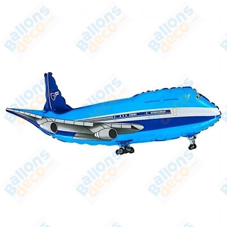 Ballon Avion De Ligne Boeing Bleu