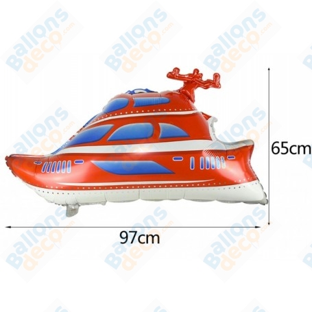 Ballon Yacht Rouge