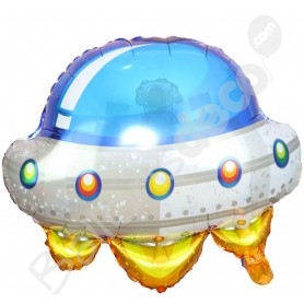 Ballon Fusée Alien - Déco Anniversaires Véhicules 
