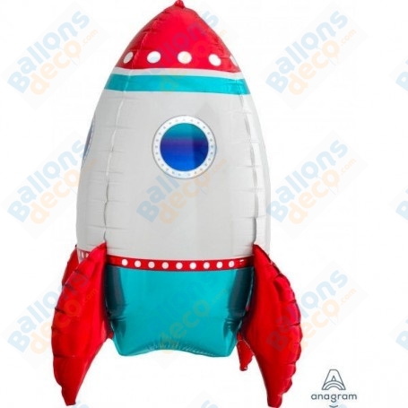 Ballon Fusée Spatiale 3D