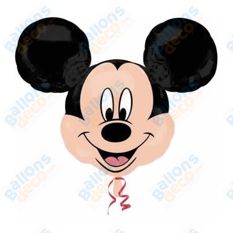 Ballon Mickey Tête Disney Anagram, Décorations ballons pour anniversaire, Disneyland Paris.