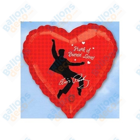 Ballon Coeur Elvis