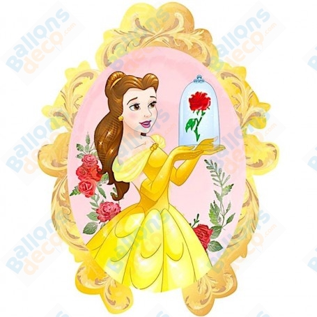 Ballon La Belle Et La Bête Miroir Disney, Décorations ballons pour anniversaire.