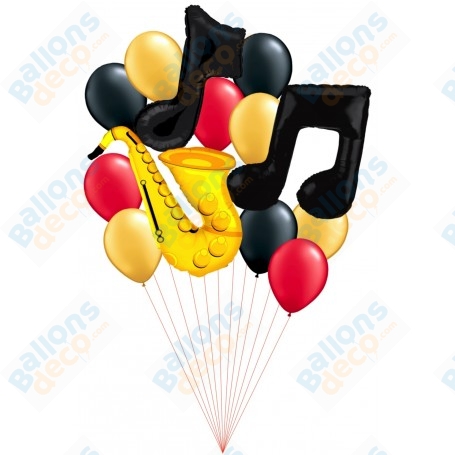 Ballons Fête de la Musique en Grappe