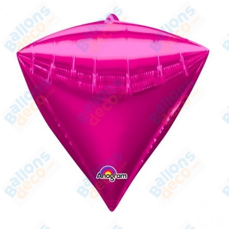 Ballon Magenta Diamondz 4 Faces