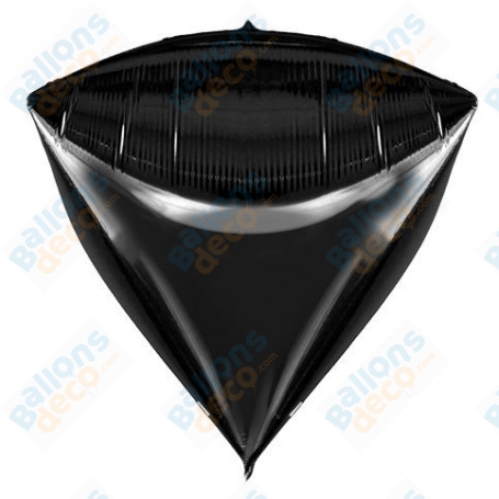 Ballon Noir Diamondz 4 Faces