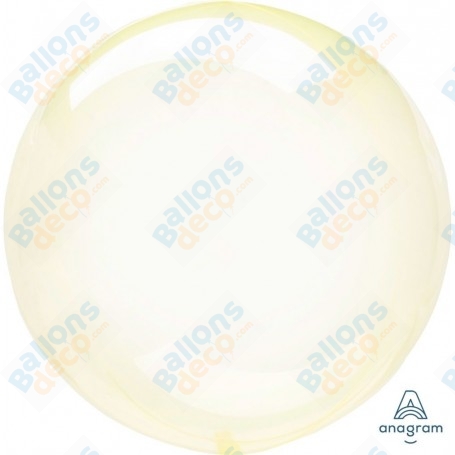Ballon Bulle Jaune Transparent